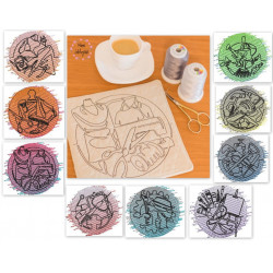 ADVENTSKALENDER 8. Dezember - Stickserie - Hobbies und Berufe